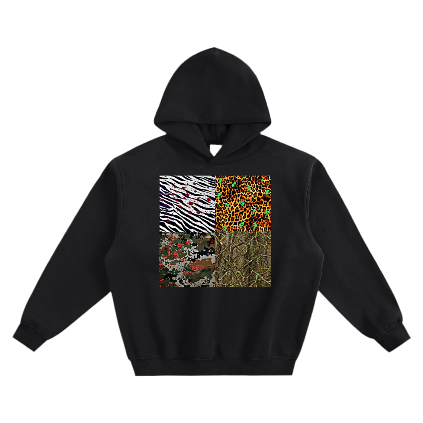 (BLACK) V1 Pop Art Hoodie